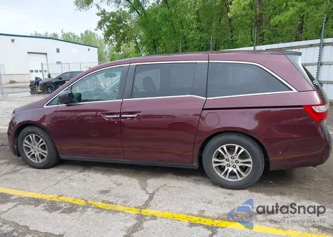 2013 Honda Odyssey Ex-L из США, поврежденный, VIN 5FNRL5H64DB053215